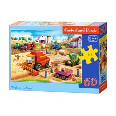 Пазлы Работа на ферме, 60 элементов, Castorland B-066278