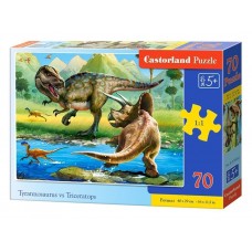 Пазлы Динозавры 70 элементов, Castorland B-070084