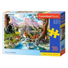 Пазлы Дикие животные 70 элементов, Castorland B-070091