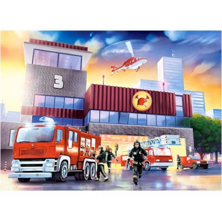 Пазлы Fire Station, 70 элементов, Castorland B-070121 Пазлы Fire Station, 70 элементов, Castorland B-070121