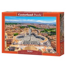 Пазлы Вид из Ватикана, Рим, 500 элементов, Castorland B-53964