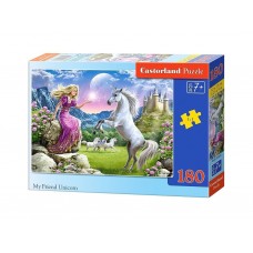 Пазлы Единороги 180 элементов Castorland В-018024 Пазлы Единороги 180 элементов Castorland В-018024