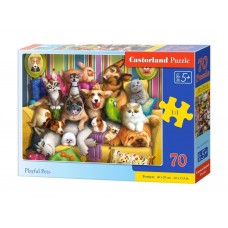 Пазлы Игривые животные 70 элементов Castorland B-070176