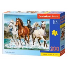 Пазлы Лошади 200 элементов Castorland В-222056