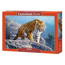 Пазлы Тигр на скалах 500 элементов Castorland B-53346