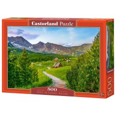 Пазлы Trail in Tatras Poland 500 элементов Castorland B-53582 Пазлы Trail in Tatras Poland 500 элементов Castorland B-53582
