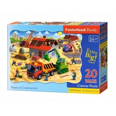 Пазлы Строительство дома 20 элементов Castorland С-02412