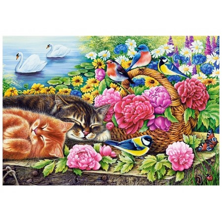 Пазлы Lazy Sunday 1000 элементов Castorland C-104765 Пазлы Lazy Sunday 1000 элементов Castorland C-104765