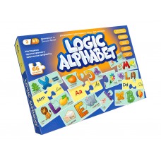 Пазлы-ассоциации украинско-английские Logic Alphabet 2в1, Danko Toys