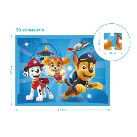 Пазл Paw Patrol, 30 елементів, DoDo 200142 Пазл Paw Patrol, 30 елементів, DoDo 200142