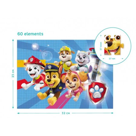 Пазл Paw Patrol, 60 элементов, DoDo 200147 Пазл Paw Patrol, 60 элементов, DoDo 200147