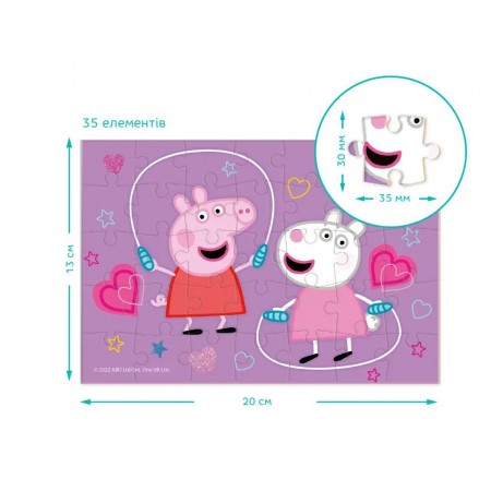 Пазл-мини Peppa Pig, 35 элементов, DoDo 200334