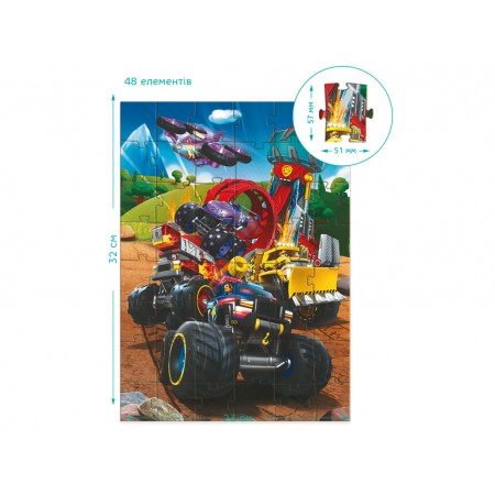 Пазл Paw Patrol, Rescue Wheels, 48 элементов, DoDo 200524