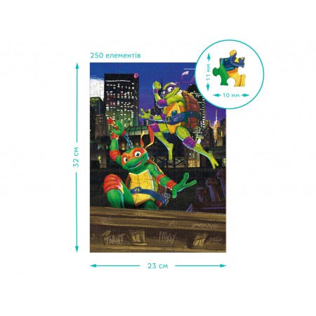 Пазл Medium-S TMNT, Донателло и Микеланджело, 250 элементов, DoDo 200529 Пазл Medium-S TMNT, Донателло и Микеланджело, 250 элементов, DoDo 200529