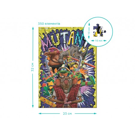 Пазл Hard-S TMNT, Мутантское безобразие, 350 элементов, DoDo 200530 Пазл Hard-S TMNT, Мутантское безобразие, 350 элементов, DoDo 200530