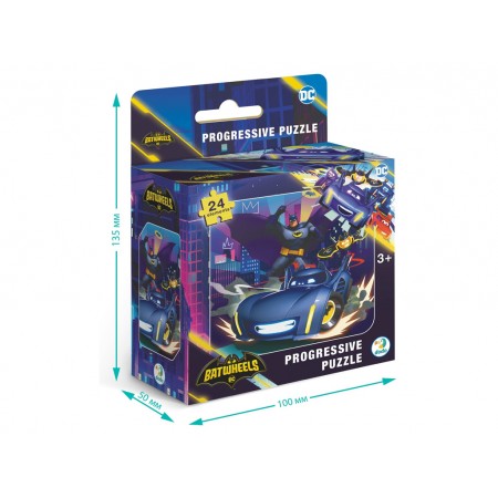 Пазл Batwheels Бетмобіль Бам, 24 елемента, DoDo 200554 Пазл Batwheels Бетмобіль Бам, 24 елемента, DoDo 200554