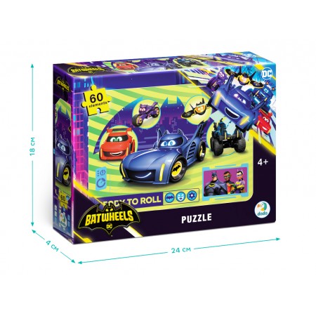 Пазл Batwheels Колеса просто хотят развлечься, 60 элементов, DoDo 200563 Пазл Batwheels Колеса просто хотят развлечься, 60 элементов, DoDo 200563