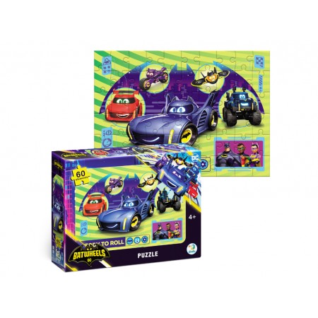 Пазл Batwheels Колеса просто хотят развлечься, 60 элементов, DoDo 200563 Пазл Batwheels Колеса просто хотят развлечься, 60 элементов, DoDo 200563