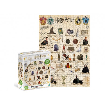 Пазл Easy-XL Harry Potter Посібник для чарівників, 770 елементів, DoDo 200569 Пазл Easy-XL Harry Potter Посібник для чарівників, 770 елементів, DoDo 200569