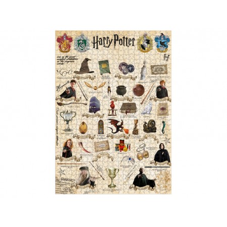 Пазл Easy-XL Harry Potter Посібник для чарівників, 770 елементів, DoDo 200569 Пазл Easy-XL Harry Potter Посібник для чарівників, 770 елементів, DoDo 200569
