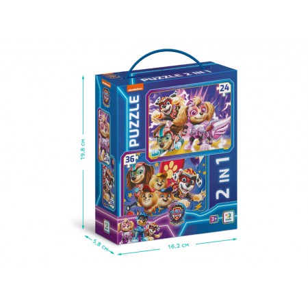 Пазл Paw Patrol Сохраняем мир в безопасности 2в1, 24-36 элементов, DoDo 200573 Пазл Paw Patrol Сохраняем мир в безопасности 2в1, 24-36 элементов, DoDo 200573