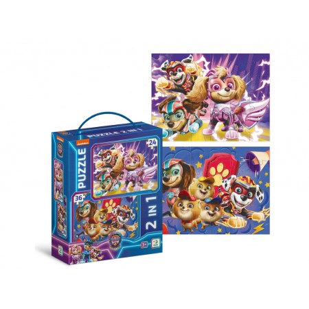 Пазл Paw Patrol Сохраняем мир в безопасности 2в1, 24-36 элементов, DoDo 200573 Пазл Paw Patrol Сохраняем мир в безопасности 2в1, 24-36 элементов, DoDo 200573