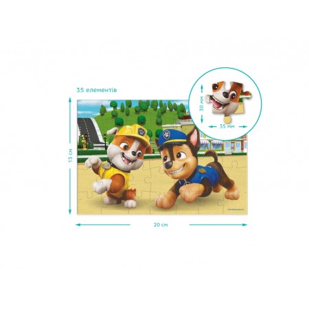 Пазл-мини Paw Patrol, Кремез и Гонщик, DoDo 200690 Пазл-мини Paw Patrol, Кремез и Гонщик, DoDo 200690