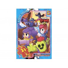 Пазлы картонные Brawl Stars, 35 элементов, G-Toys BS361