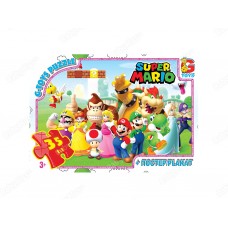 Пазлы картонные Марио, 35 элементов, G-Toys