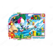 Пазлы картонные Марио, 70 элементов, G-Toys