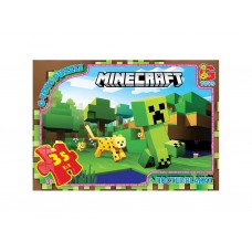Пазлы картонные Minecraft, 35 элементов, G-Toys MC795