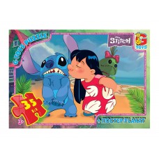 Пазлы картонные Stitch, 35 элементов, G-Toys SC603