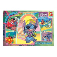 Пазлы картонные Stitch, 117 элементов, G-Toys SC608