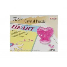 Пазл 3D Сердце пластиковый, Crystal Puzzle 9002-3D