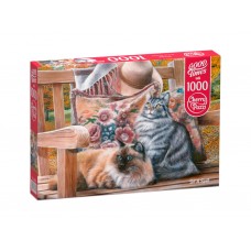 Пазлы Кошачьи посиделки 1000 элементов Cherry Pazzi 30585