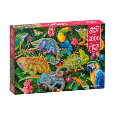 Пазлы Удивительные хамелеоны 2000 элементов Cherry Pazzi 50101