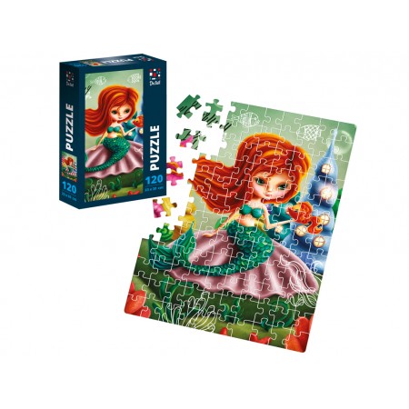 Пазли Русалочка, 120 елементів, De,tail DT100-09 Пазли Русалочка, 120 елементів, De,tail DT100-09