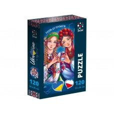 Пазли Україна & Польща, 120 елементів, De,tail DT100-16