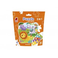 Игра настольная 2in1, Зоопарк, Roter Kafer RK1140-06