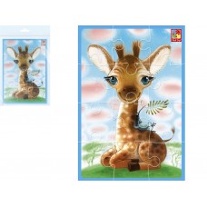 М'які пазли А5, Малюк зможе Жираф, Vladi Toys VT1103-94 М'які пазли А5, Малюк зможе Жираф, Vladi Toys VT1103-94