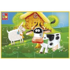М'які пазли А5, Малюк зможе Ферма, Vladi Toys VT1103-97 М'які пазли А5, Малюк зможе Ферма, Vladi Toys VT1103-97