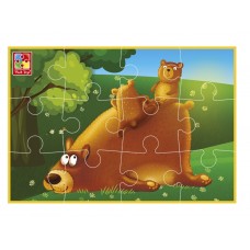 М'які пазли А5, Малюк зможе Ведмежата, Vladi Toys VT1103-98 М'які пазли А5, Малюк зможе Ведмежата, Vladi Toys VT1103-98