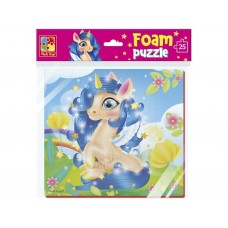 Мягкие пазлы 22х23 Единорог, Vladi Toys VT1109-07