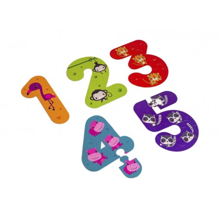 Maxi puzzle Fisher Price, Мои первые цифры, Vladi Toys VT1711-07