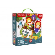 Maxi puzzle Fisher Price, Мои весёлые друзья, Vladi Toys VT1711-10