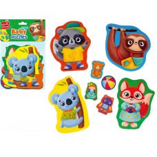 Пазли максі картонні з грою Малюк Зможе Тварини Іграшки, Vladi Toys VT1722-23