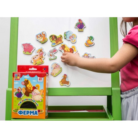 Мягкие магниты Ферма, Vladi Toys VT3106-09