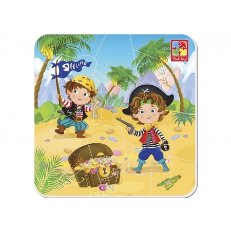 Мягкие магнитные пазлы Малыш сможет Пираты, Vladi Toys VT3204-20 Мягкие магнитные пазлы Малыш сможет Пираты, Vladi Toys VT3204-20