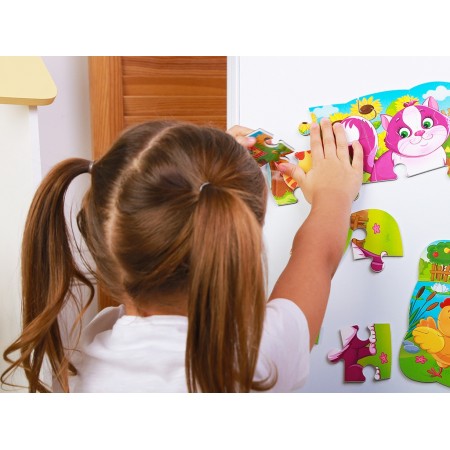 Пазлы на магните А5 Котики, Vladi Toys VT3205-73