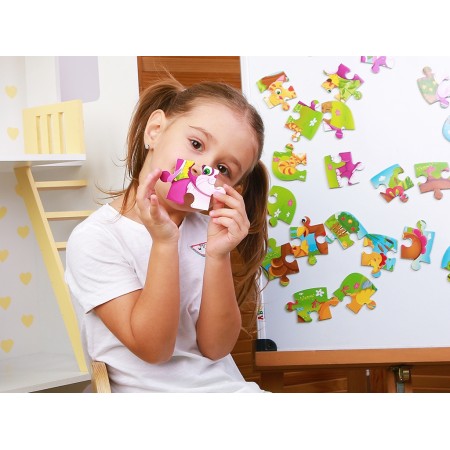 Пазлы на магните А5 Котики, Vladi Toys VT3205-73
